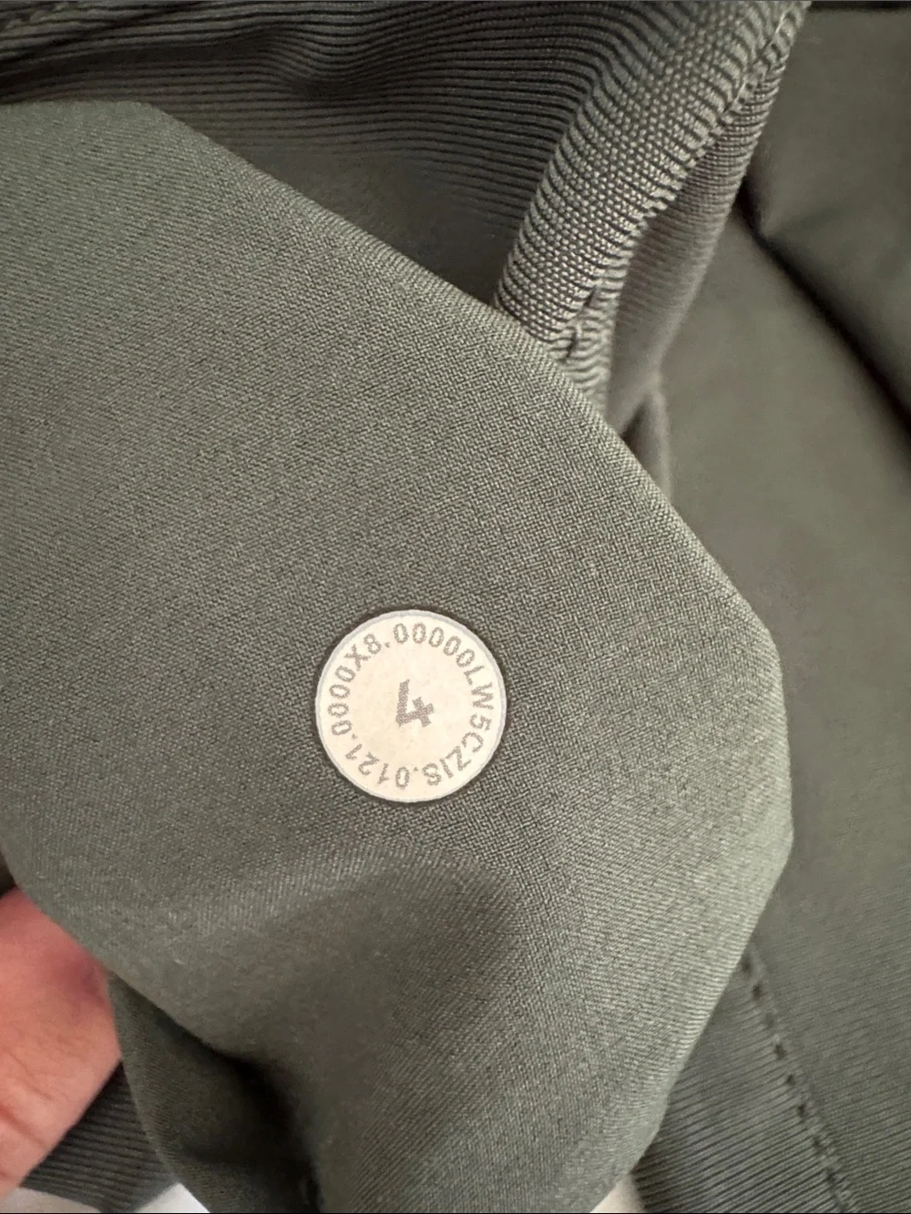 Green Lululemon work Pants